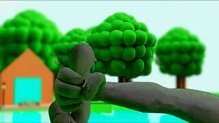 ever seen claymation masturbation in anime hentai style? it's wild!