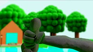 ever seen claymation masturbation in anime hentai style? it's wild!
