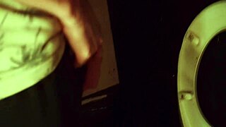 This twink's blowjob adventure at the glory hole is wild