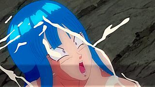 hey, check out Maron bang old pervert Master Roshi in this Dragon Ball parody!