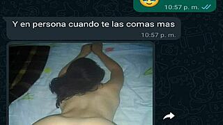 vero, my girlfriend's friend, texts me as a mexican teen amateur