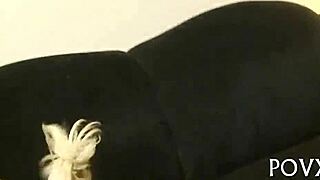 Hairy Beaver Teen Gets Cumshot in POV Blowjob