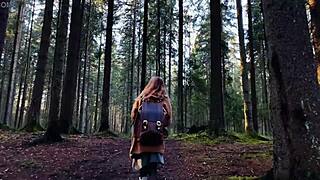 wandering through wonderlands, a cute teen couple gets lost in public adventure