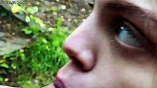 wandering through wonderlands, a cute teen couple gets lost in public adventure