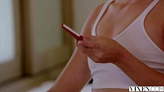 Hey, Vixen teen cheats while handcuffed, taking it deep!
