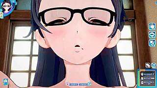 Koikatsu Sunshine: Plain Girl With Glasses Rides Face-To-Face In Hentai