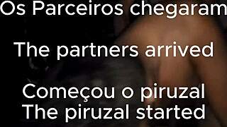 putozorj shares newbie with two partners for all-night bareback gay sex