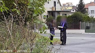 Deviante - New Year's Eve Lost Russian Girl Rough Hard Fuck in Van.