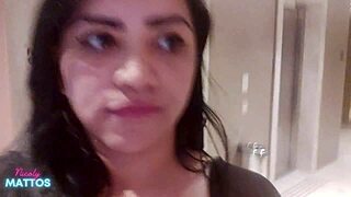 Security Guard Recognizes Me, Forces Me to Suck His Big Black Cock, Cums in My Pussy!