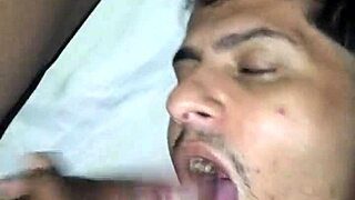 The black guy shoved his big cock in my mouth until he came 😍