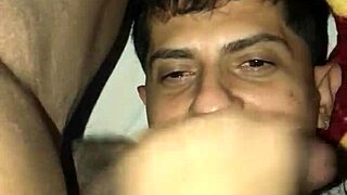 The black guy shoved his big cock in my mouth until he came 😍