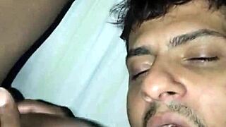 The black guy shoved his big cock in my mouth until he came 😍