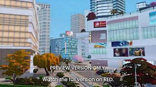 This 3D hentai babe shows off her wet goods in preview.