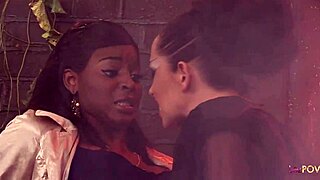 Interracial Lesbian Sex Pleases These Chicks with Toys