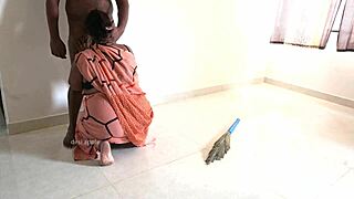 Tamil Maid Prabha Jerks Owner Dick