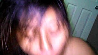 sashaa legend, my amazing mexican milf wife, gives me an incredible blowjob with her tattooed bbw body.