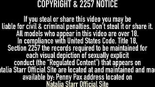 Nasty Natalia Starr Has Got On Her Knees To Take His Sperm In Her Mouth