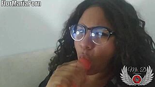 Penelope Olsen Enjoys A Relaxing Homemade Session With Toys