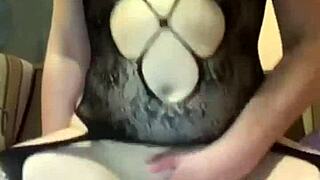 A sexy cam girl rides dildo