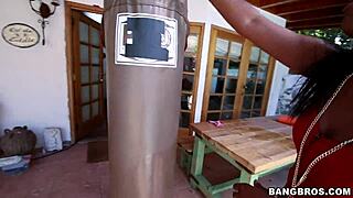 kitchen cock sucker with big black monster