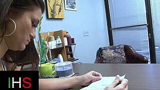 Horny Brunette MILF Banged By Big Black Cock