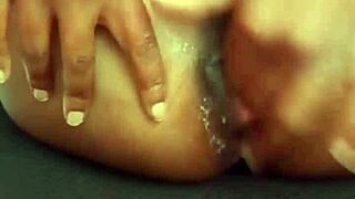 Fingering myself quietly in the office... oops, so wet!