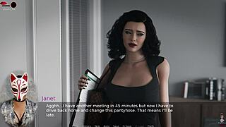 Ms Denvers Feels Torn Stockings Excitement In Game