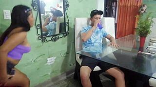 my horny neighbor fucks me when his wife’s gone