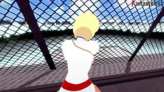 Power girl fucking two super men in full fantasy.