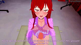 eris gave me a blowjob at the gym 😘