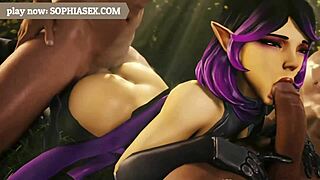 Sexy 3D Characters Fuck In Palladins Animation