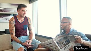 Stepdad lets stepson play with his sex toy and tight butthole in wild session.