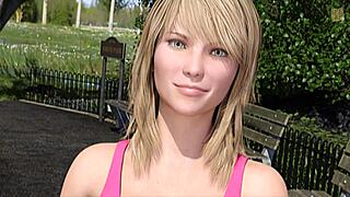 Big city pleasures katia john stares at blonde boobs