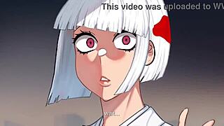 Hakari faced off with Uraume in a wild cartoon creampie clash.