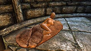 Blonde Ella in Wild Titty Fuck Comedy with Norbe