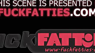 fat ebony babe excited for two cocks in hardcore action