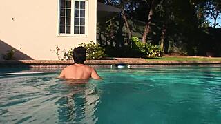 buff black stud with tattoos gets a blowjob then buries his monster cock deep in the guy's tight ass