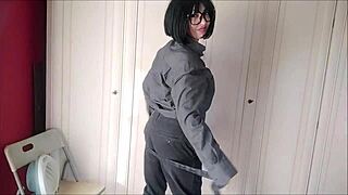 lavinia is splendid dressed as a man.