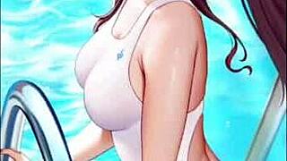 I Am Watchin This Anime Hentai Where The Charcter Has Big Tit's And Get's A Blowjob Then Pussey Fuckin