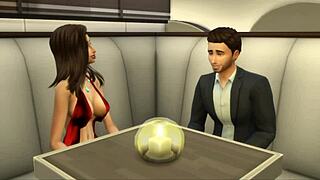 Wedding Bride Seduced by Neighbor in Cartoon Anime Hentai Action