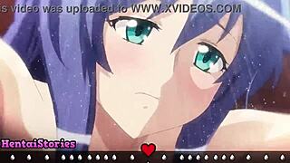 anime slut gets fucked in parents bed