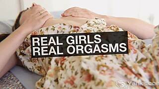 Pierced Marina Masturbating Her Cunny!