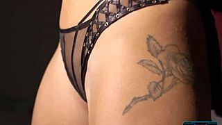 i'm ella silver, stripping off my big fake tits for playboy