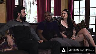 man, i’m so messed up, convincin’ my married buddy into this interracial bi threesome...