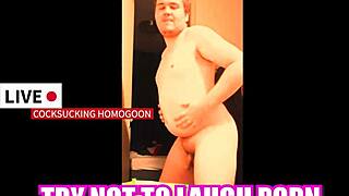 try not to laugh at this silly gay cocksucking