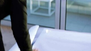 Vixen model Elsa Jean rides hard and unleashes raw desire