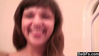 Dagfs - Horny Babe Is Home Alone And Bored With Skinny Small 18+ Tits Brunette Babe Kitchen Amateurs Tattoo Horny Pussy Tits