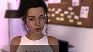Complete Gameplay - Lust Theory Episode 3 Part 3 with Sexy Milf Kissing Blonde Slut.