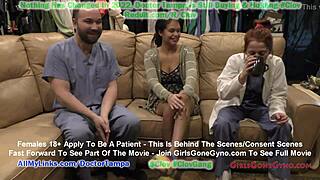 omg, catch angel santana’s 1st gyno exam on hidden cam with doctor tampa at girlsgonegyno! 😱