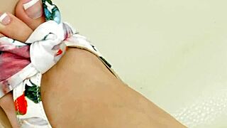 Super Cute Blonde Teen Has Huge Orgasm On Sofa After Anal Lesbian Assfucking And Swallow!